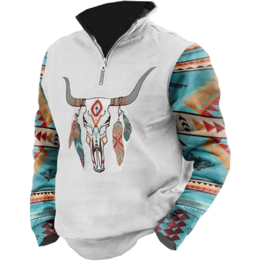 

Men's Print Panel Hoodie