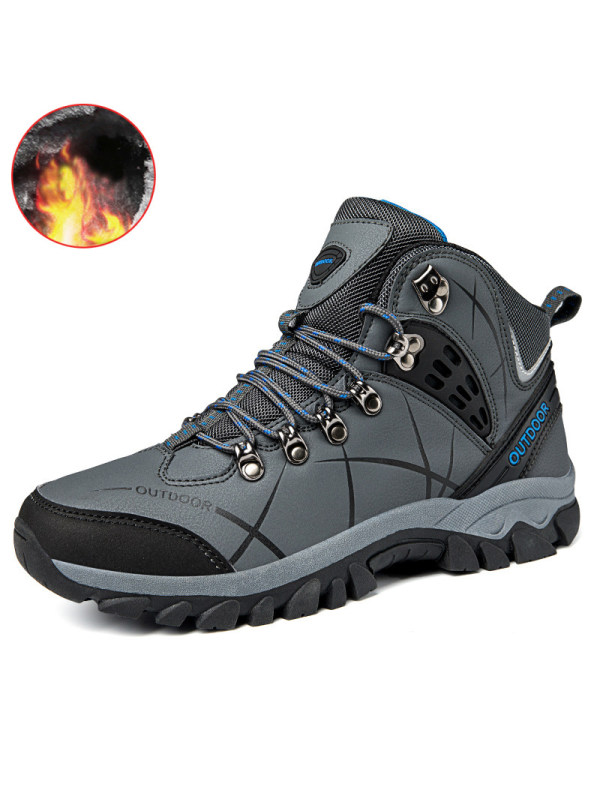 Men's Fleece Non-slip Warm Outdoor Sports Shoes
