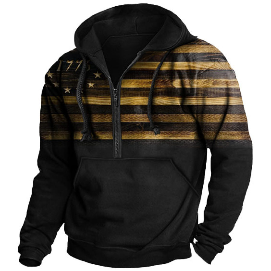 

American Flag 1776 Men's Hoodie