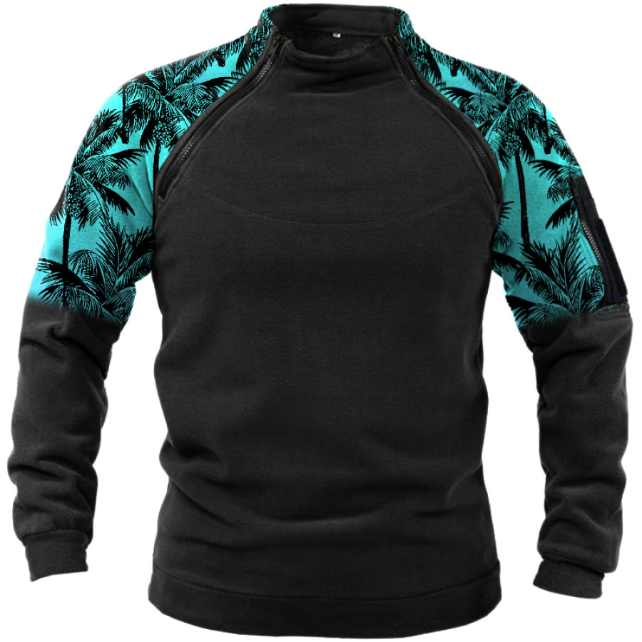 

Men's Outdoor Coconut Print Tactical Sweatshirt