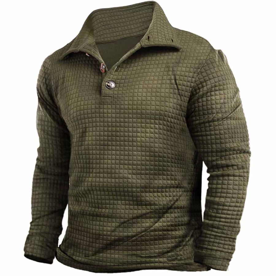 

Men's Outdoor Waffle Zip Sweatshirt