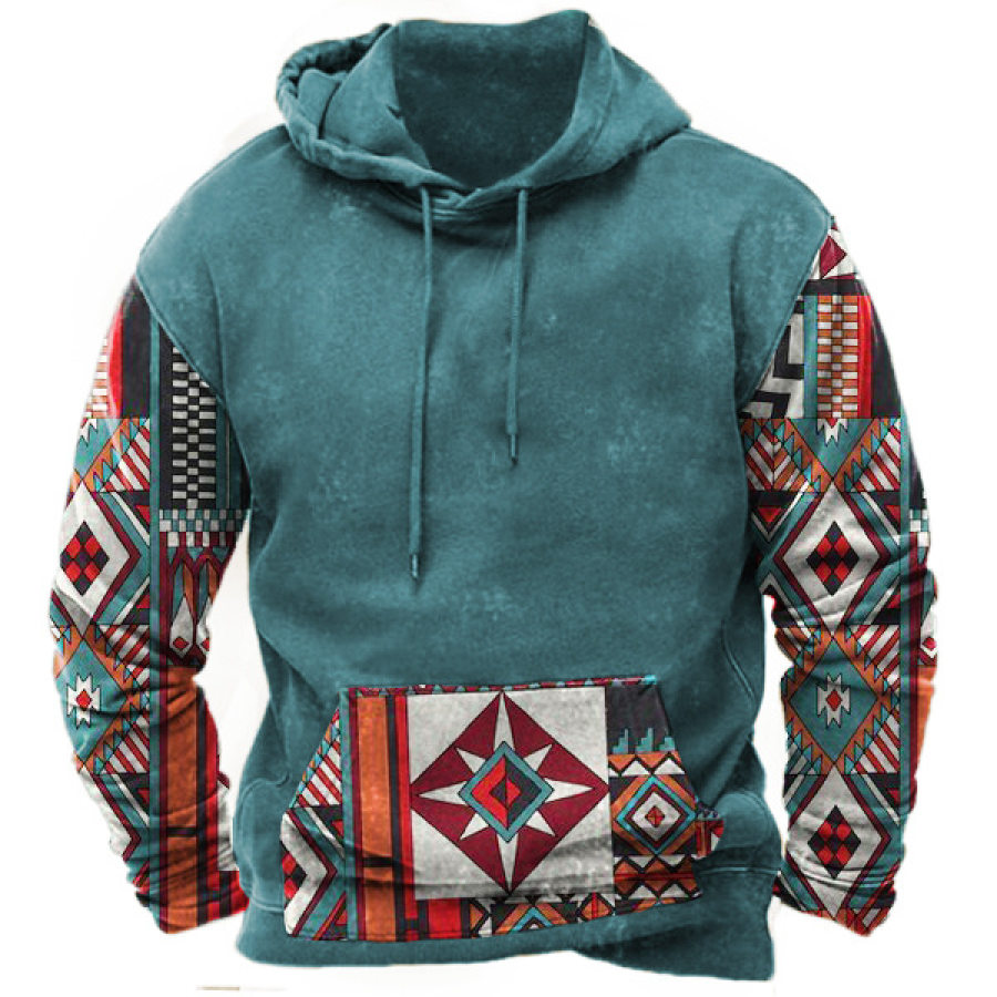 

Men's Pocket Aztec Hoodie