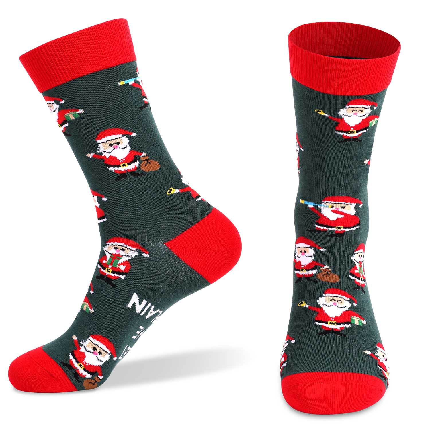Men's Santa Alphabet Christmas Chic Socks