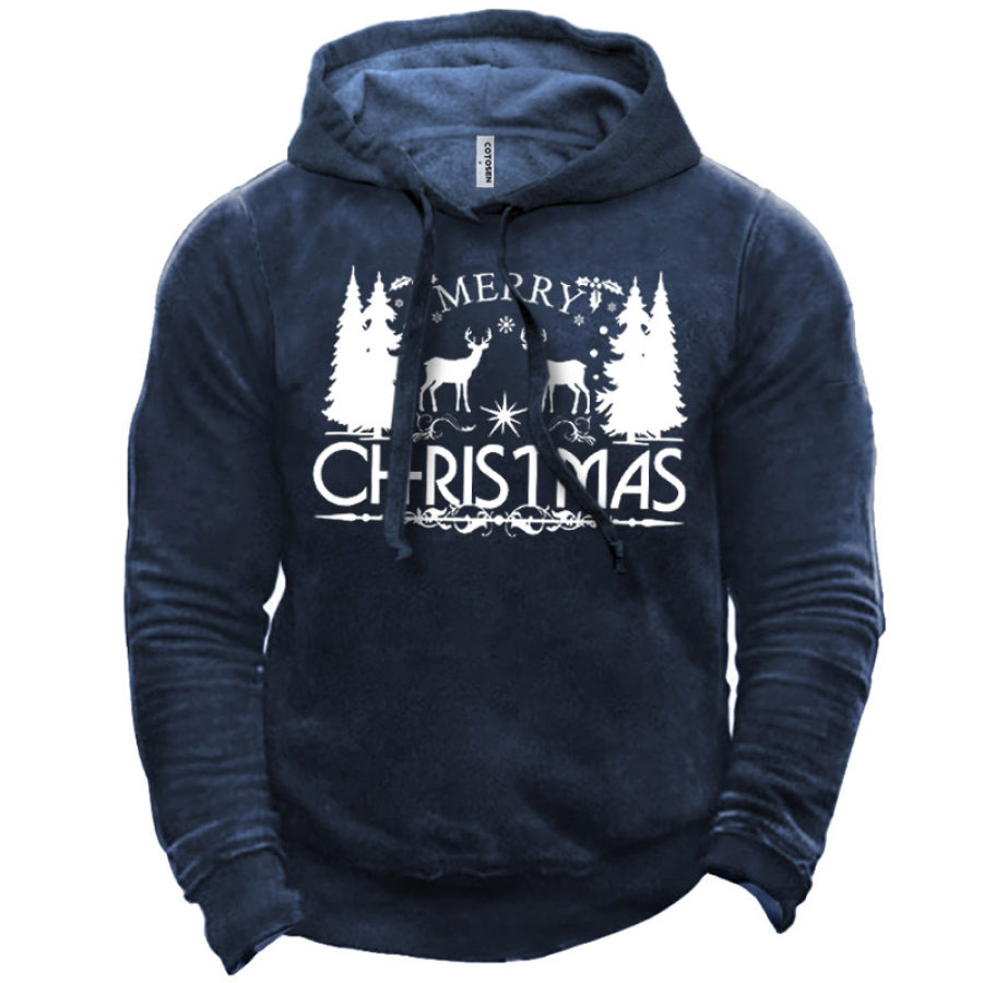 

Men's Merry Christmas Fun Print Hoodie