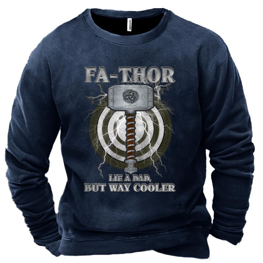 

FaThor Gifts For Dad Christmas Gifts For Dad Men's Sweatshirt