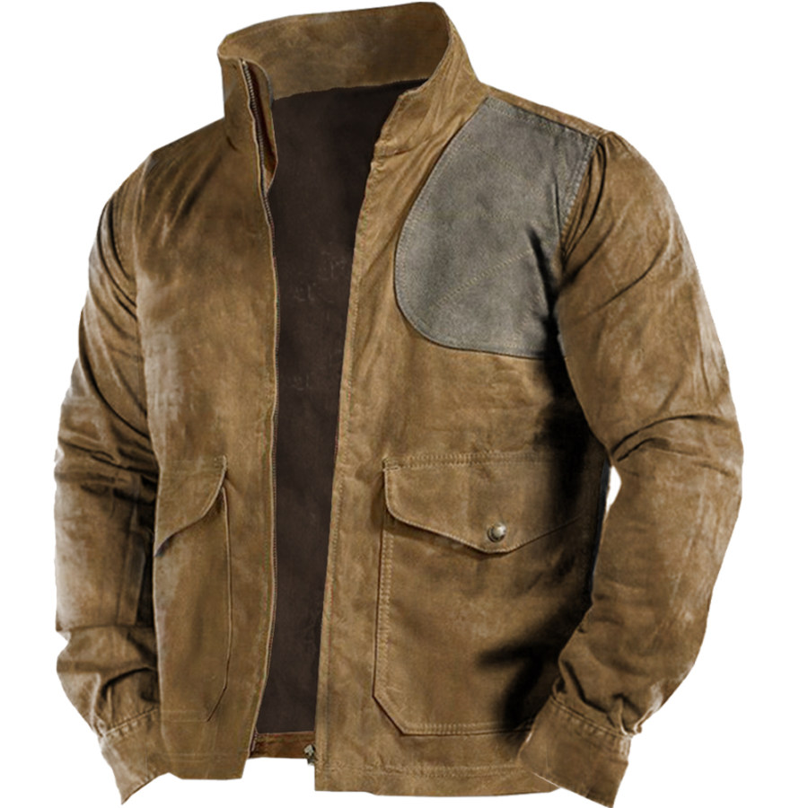 

Men's Outdoor Tactical Vintage Cargo Pocket Jacket