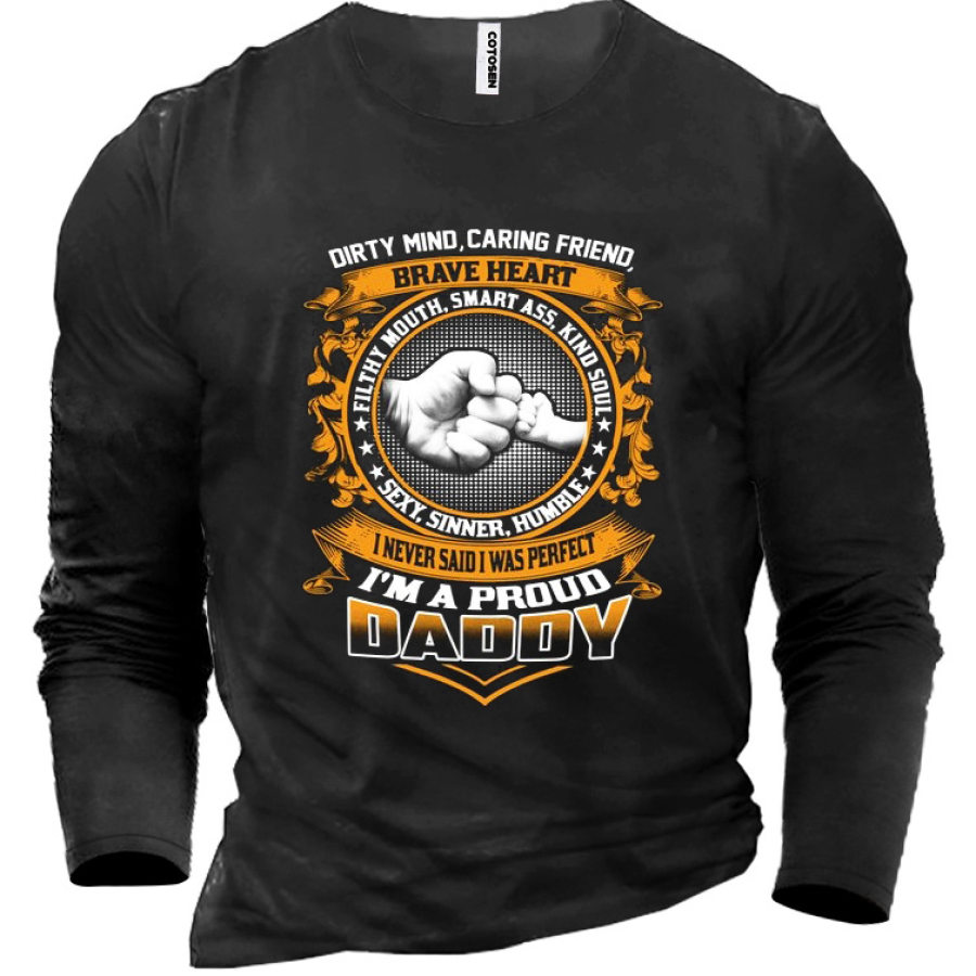 

I Am A Proud Daddy Men's Cotton Shirt