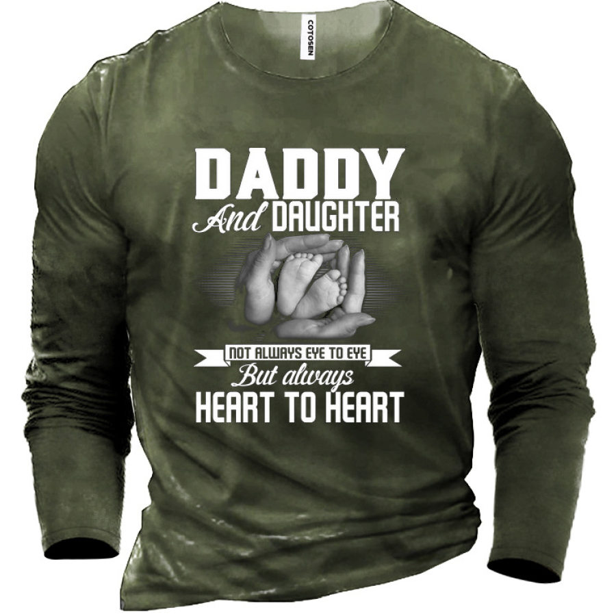 

Daddy And Daughter Men's Cotton T-Shirt