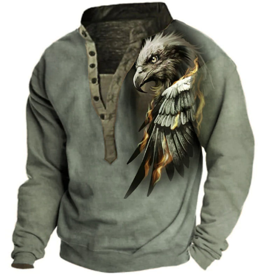 

Eagle Print Men's Sweatshirt