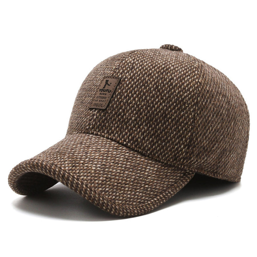 

Gorra De Béisbol Gruesa Informal Retro Para Hombre