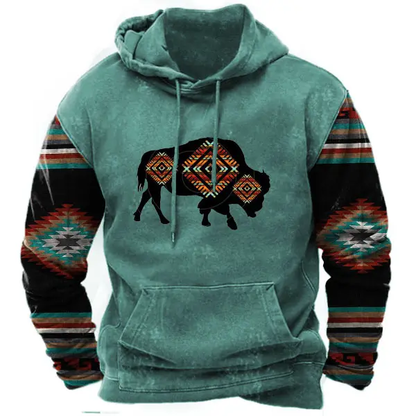 Men's Cowboy Hoodie - Kalesafe.com 