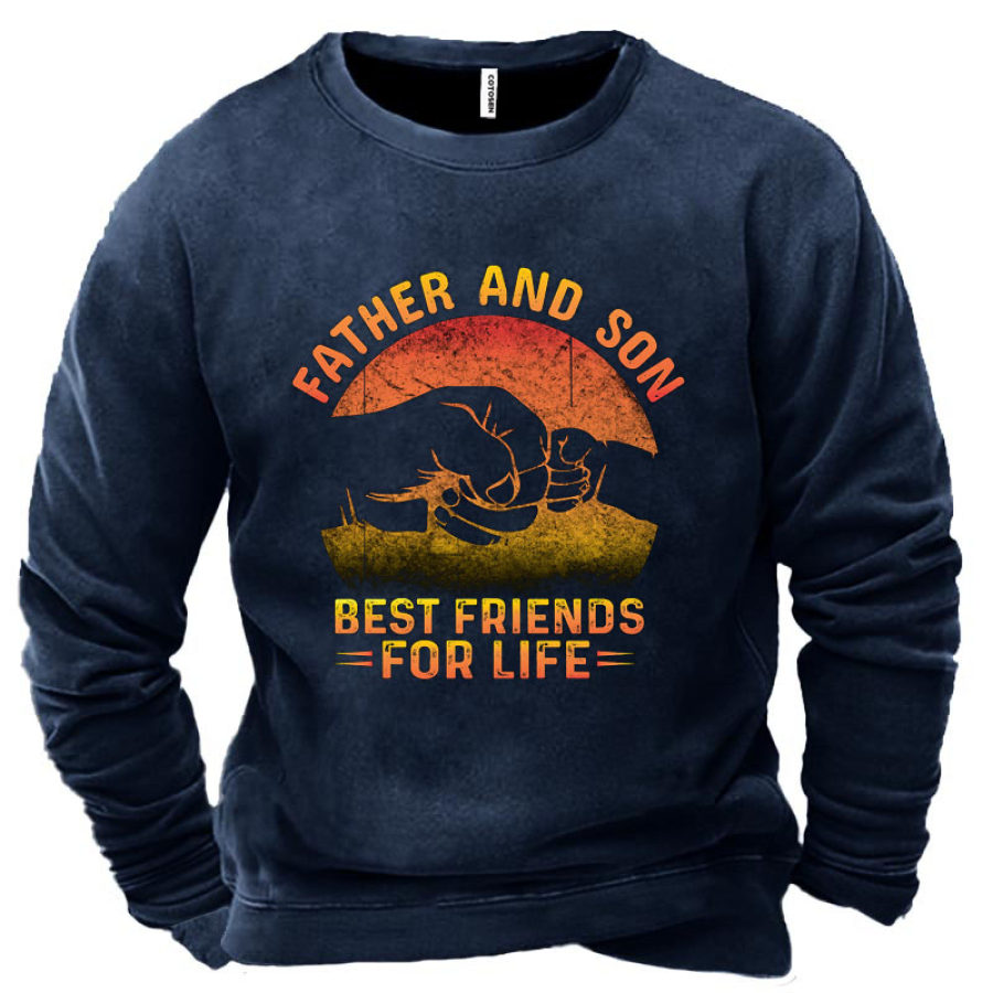 

Father And Son Best Friends For Life Men's Sweatshirt