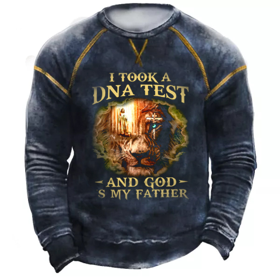

I Took A DNA Test And God's My Father Men Sweatshirt