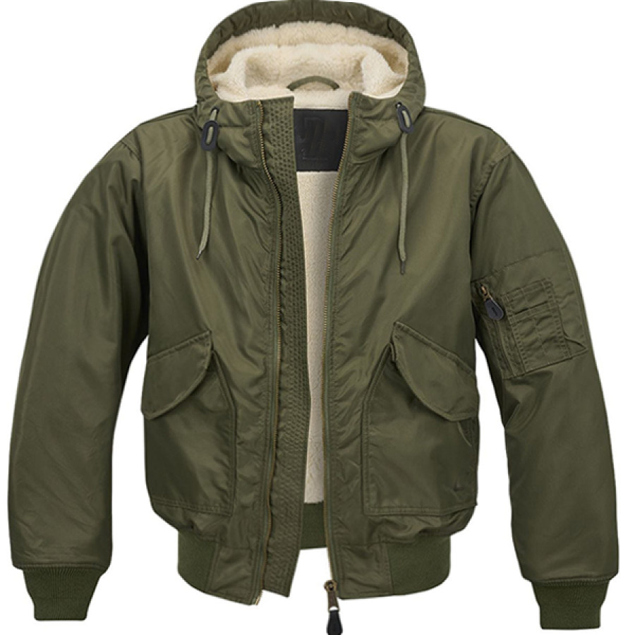 

Men's Outdoor Waterproof Fleece Hooded Tactical Jacket