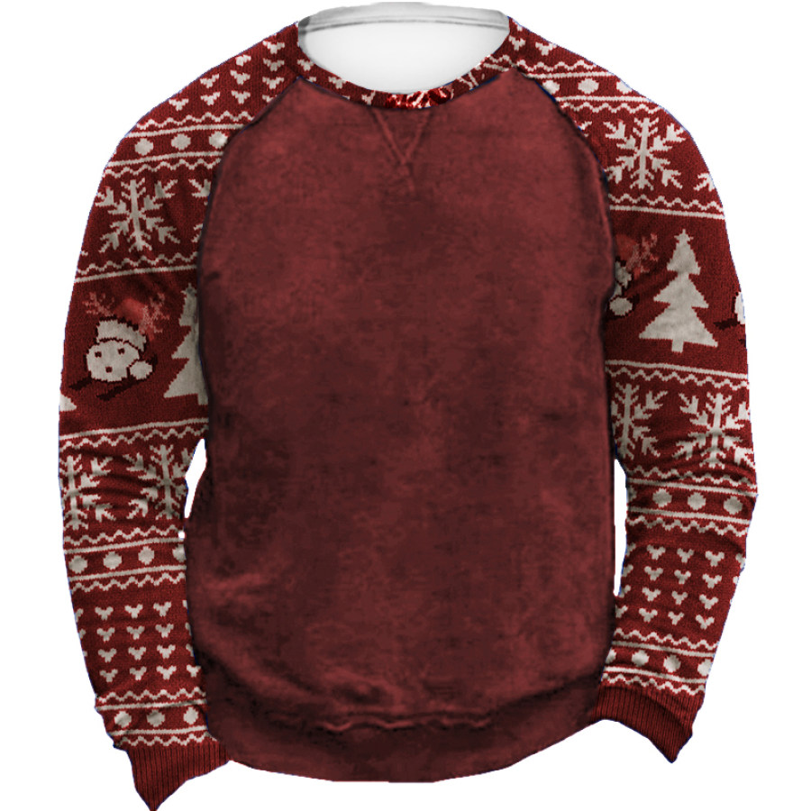 

Christmas Print Men's Sweatshirt