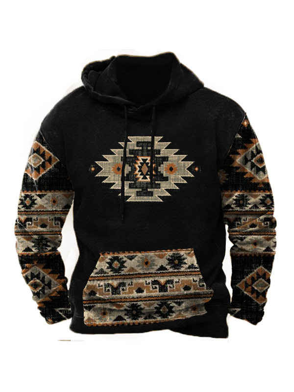 Men's Aztec Vintage Hoodie