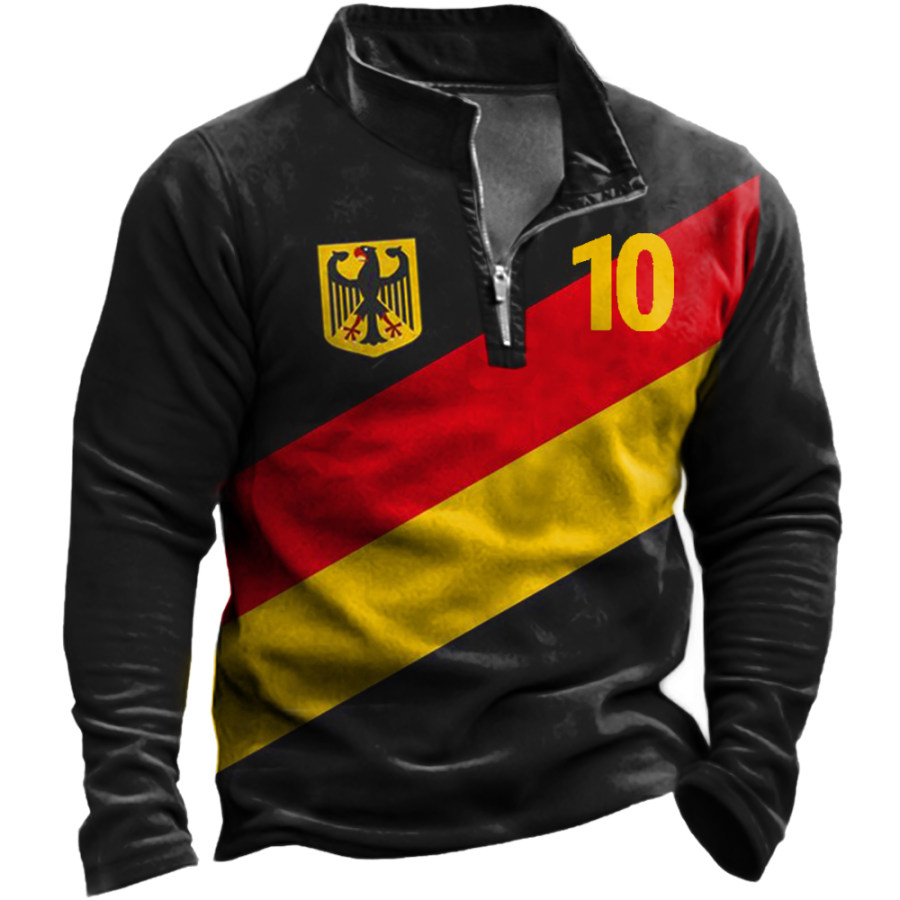 

Men's 2022 World Cup German Flag Soccer Sweatshirt