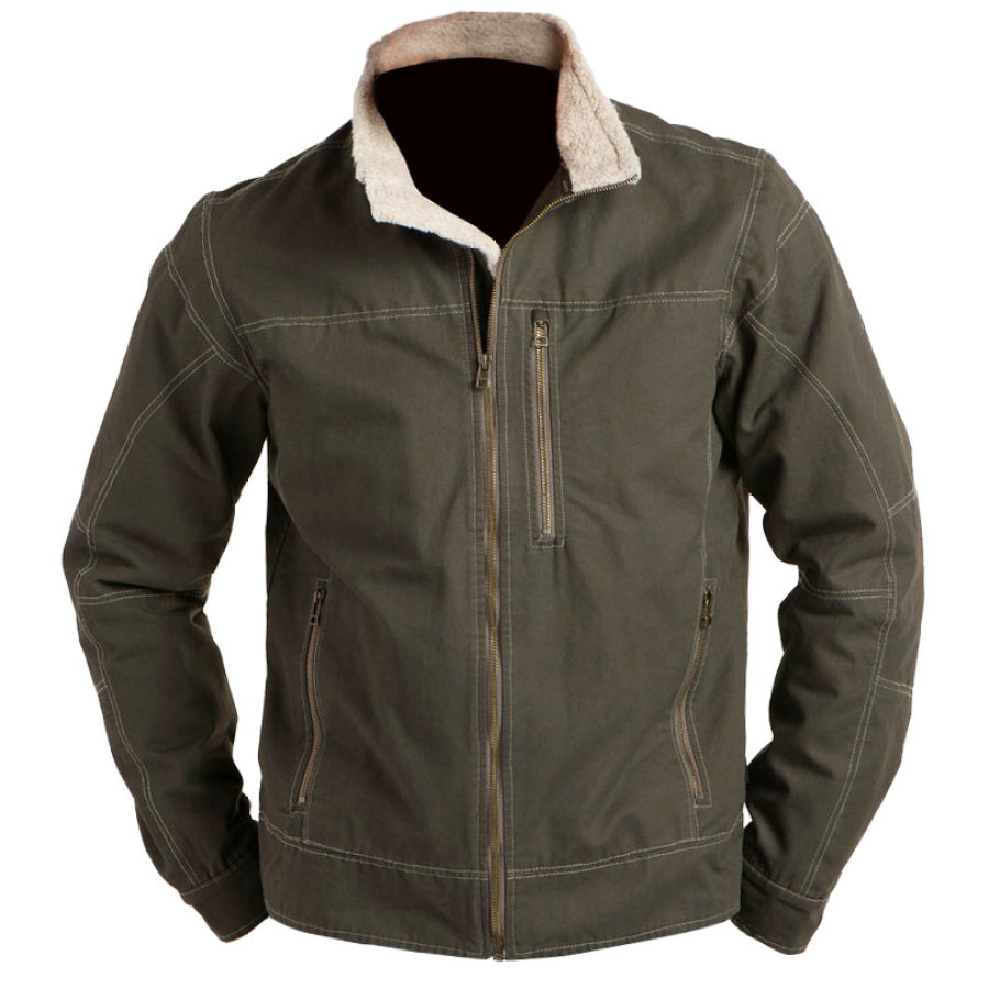 

Men's Outdoor Warm Zipper Jacket