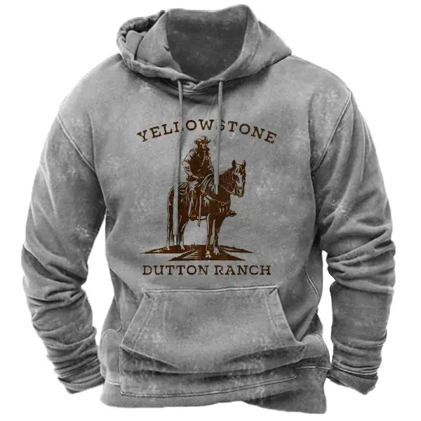 Dutton Ranch Cowboy Men's Hoodie - Kalesafe.com 