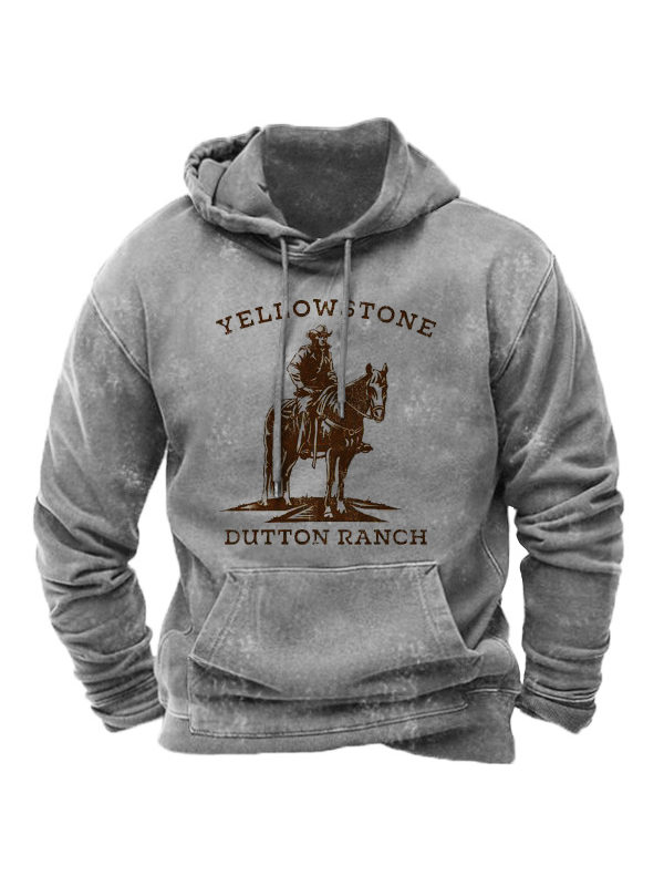 Yellowstone Dutton Ranch Cowboy Men's Hoodie