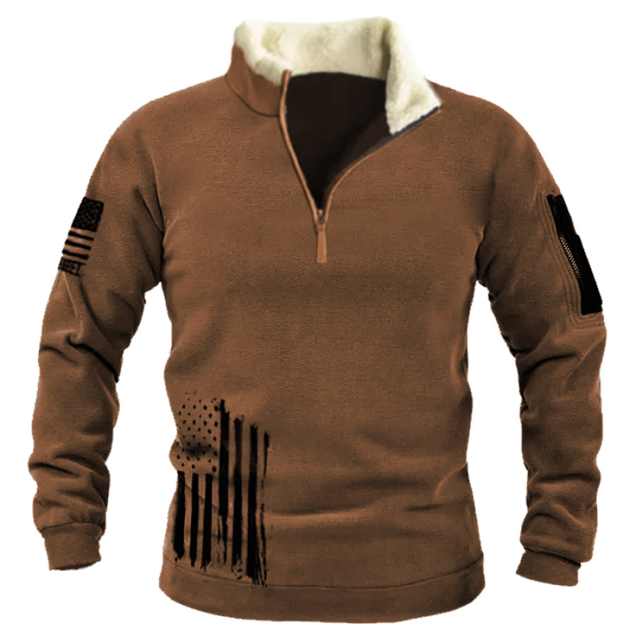 

Outdoor Zip Tactical Men's Winter Sweatshirt