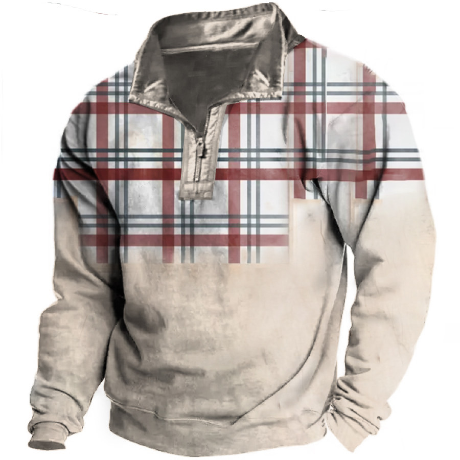 

Men's Christmas Decor Zip Winter Sweatshirt