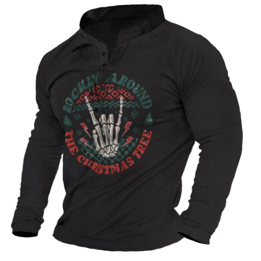 

Men's Funny Christmas Graphic Long Sleeve T-Shirt