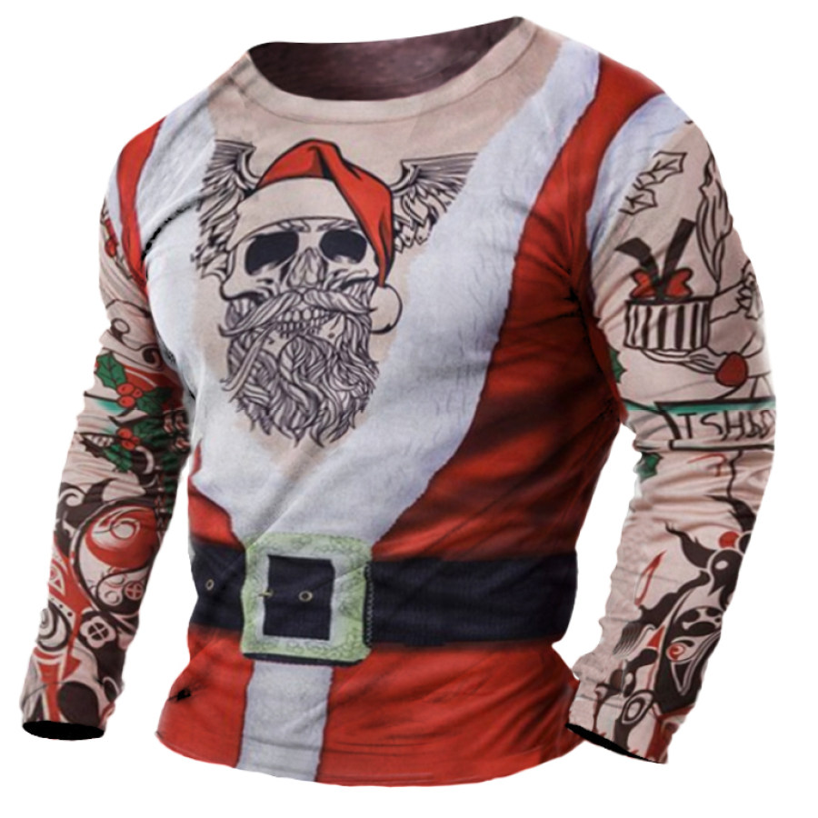 

Men's Funny Christmas Graphic Long Sleeve T-Shirt