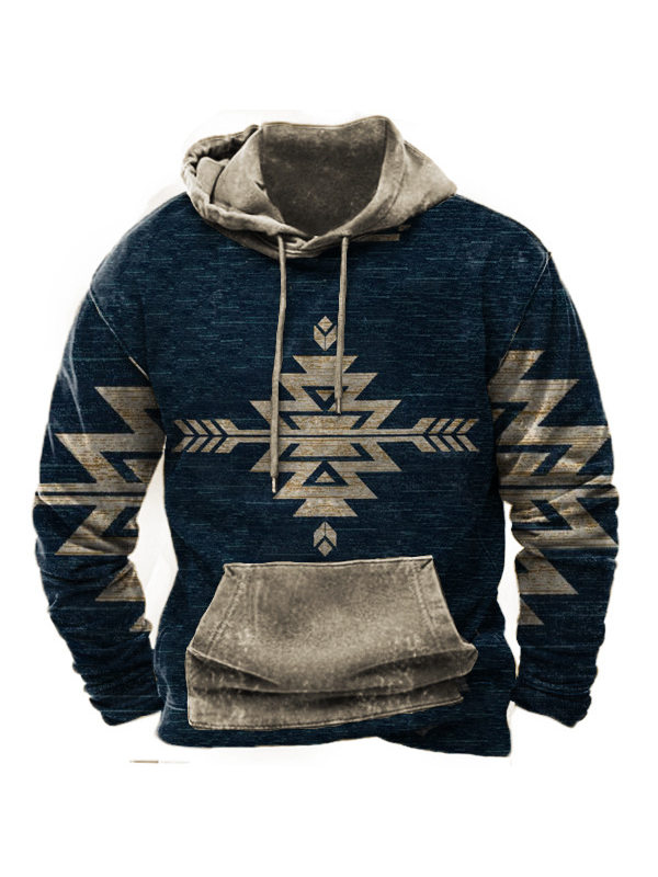 Aztec Cowboy Men's Hoodie