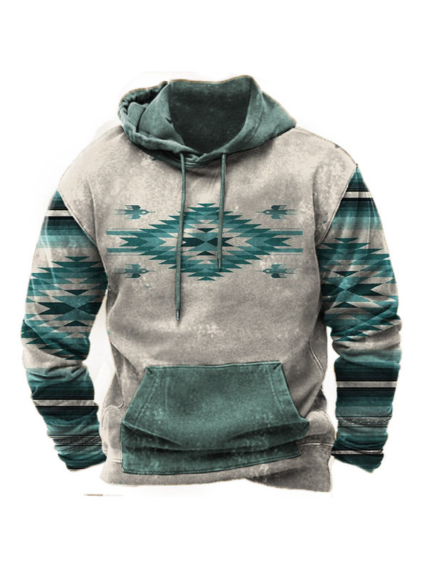 Aztec Cowboy Men's Hoodie