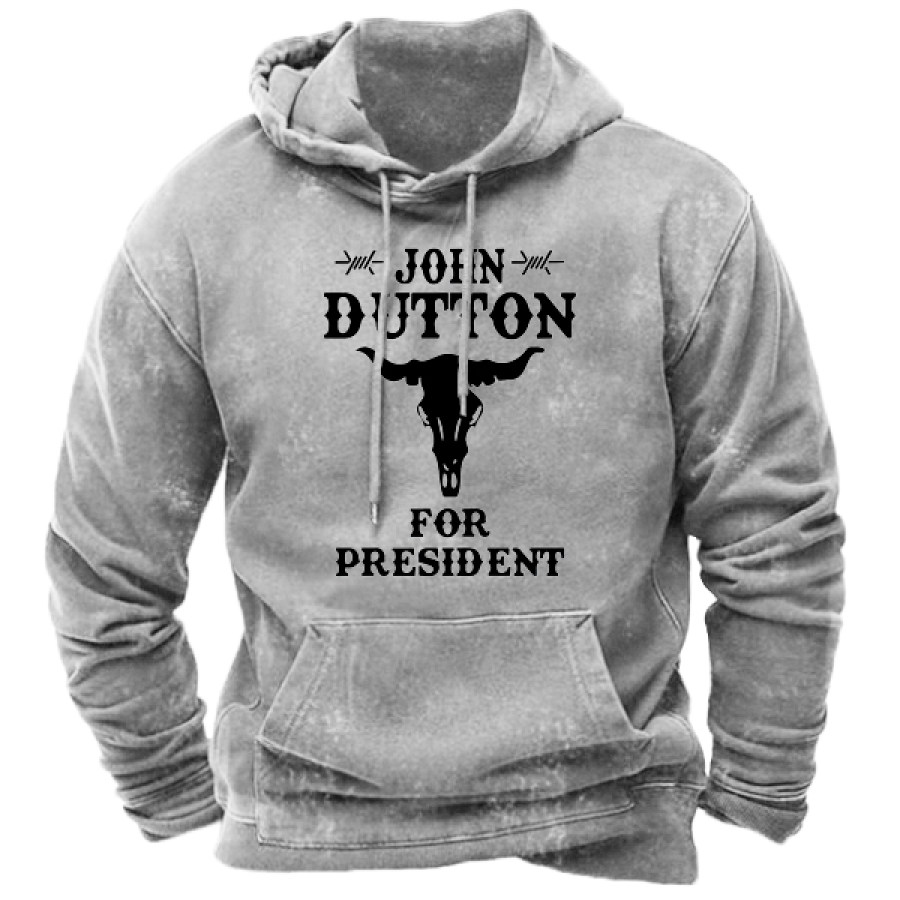 

John Dutton For President Yellowstone Men's Hoodie