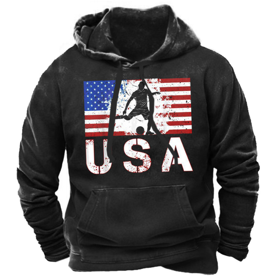 

Men's 2022 World Cup America Flag Soccer Sweatshirt