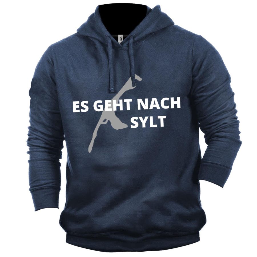 

Men's SYLT 9 Euro Ticket Print Hoodie