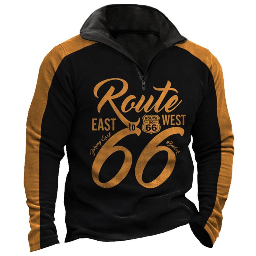 

Men's Outdoor Route 66 Quarter Zip Sweatshirt