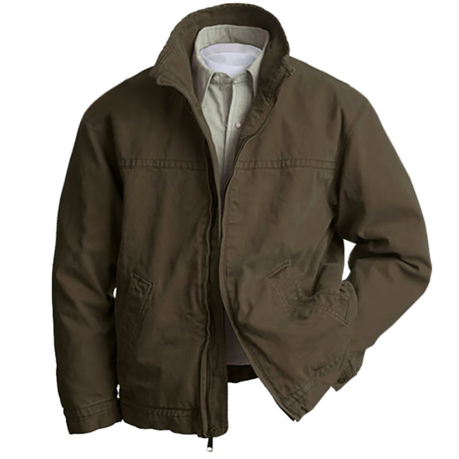 

Men's Outdoor Tactical Warm Zipper Jacket