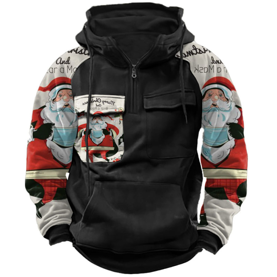 

Merry Christmas And Happy New Year Print Hoodie