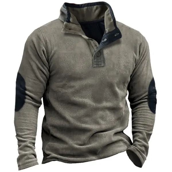 Men's Vintage Outdoor Training Sweatshirt - Cotosen.com