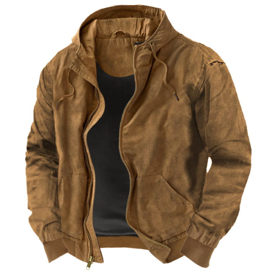 

Men's Vintage Outdoor Training Hooded Jacket