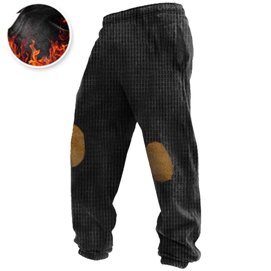 

Men's Waffle Fleece Casual Pants