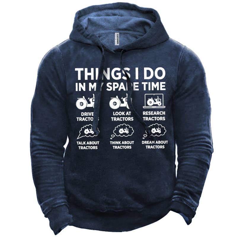 Men's Things I Do Chic In My Spare Time Hoodie