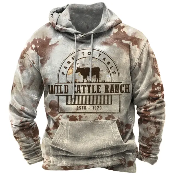 Men's Cowboy Hoodie - Kalesafe.com 