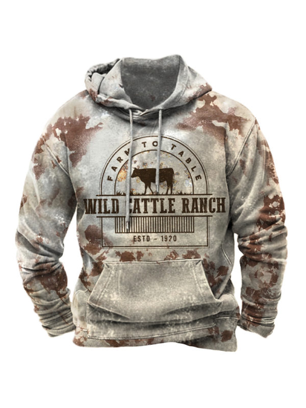 Men's Cowboy Hoodie