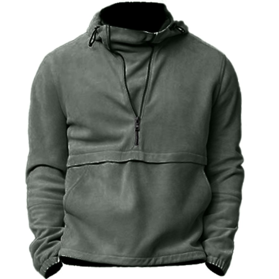 

Men's Vintage Drawstring Pocket Hoodie