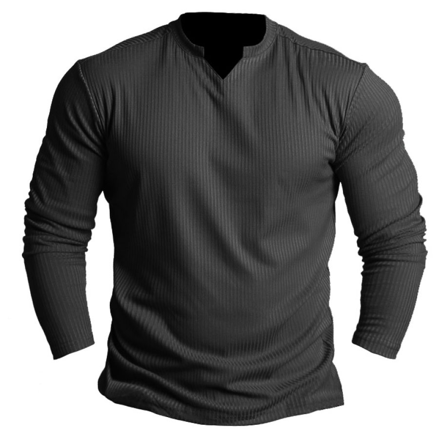 

Men's Outdoor Tactical V-Neck Long Sleeve T-Shirt