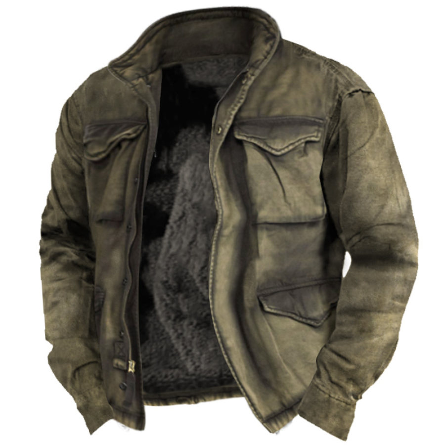 

Men's Outdoor Special Training Fleece Warm Tactical Jacket
