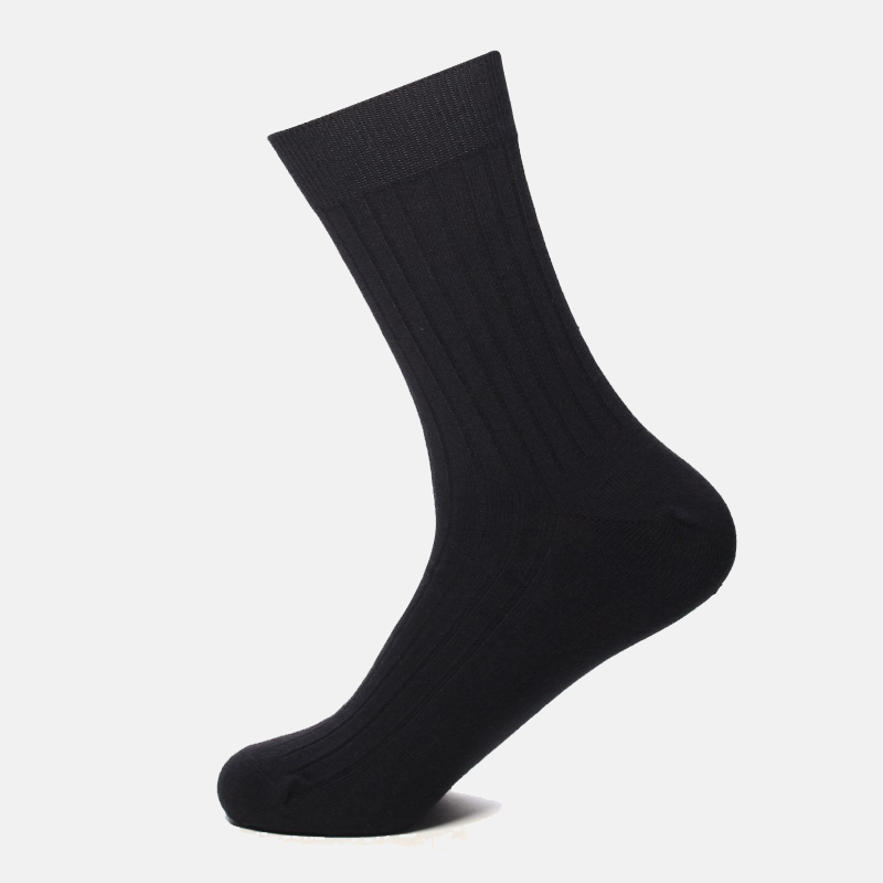 Men's High-top Warm Pit Chic Strip Terry Socks