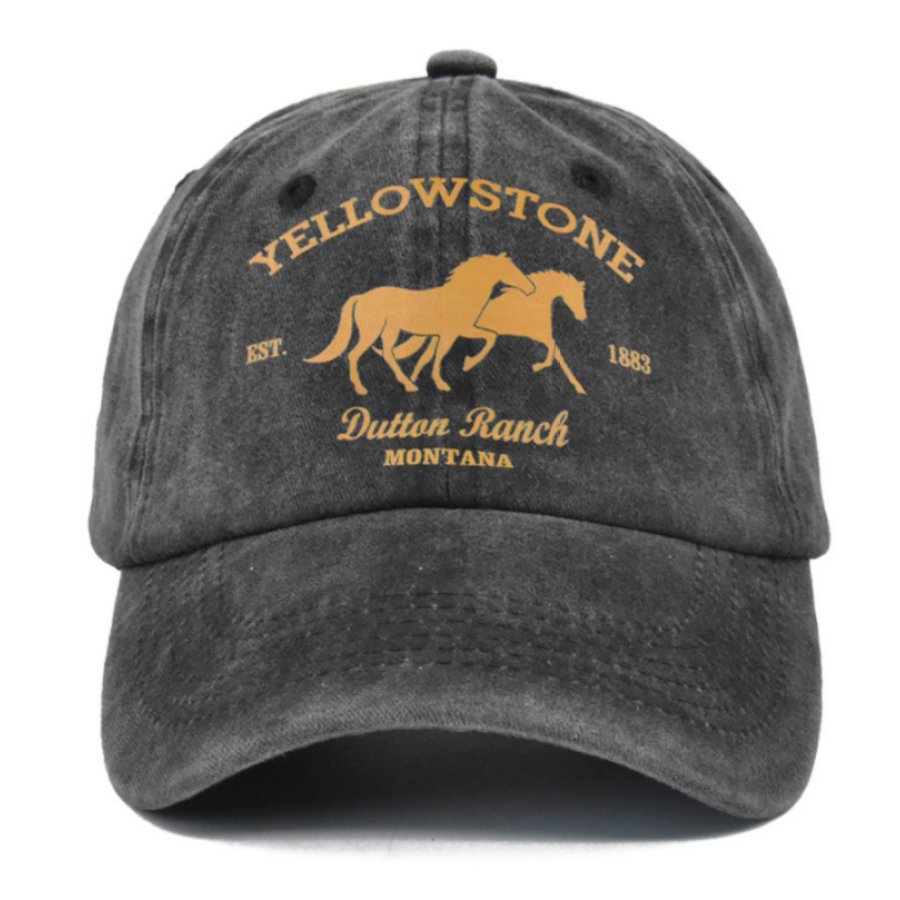 

Casquette Vintage American Western Yellowstone Pour Homme