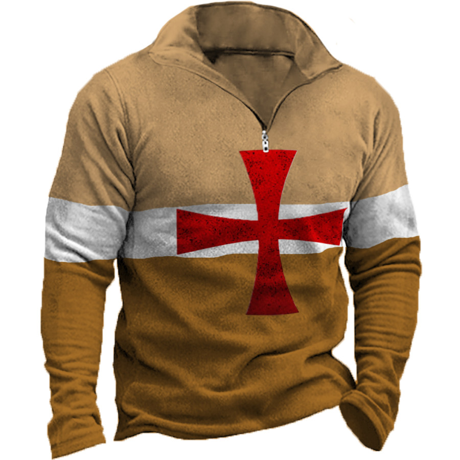 

Men's Vintage Templar Long Sleeve Sweatshirt