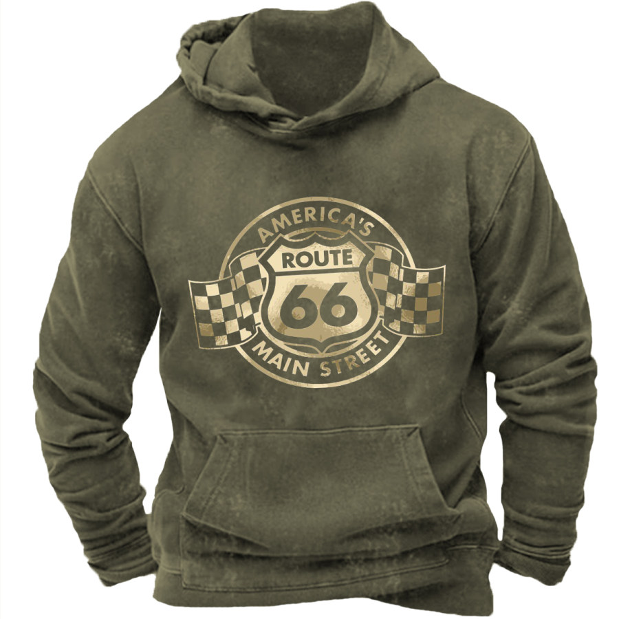 

Men's Vintage Route 66 Long Sleeve Sweatshirt