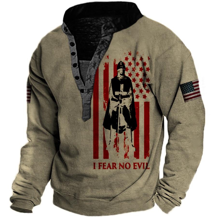 

Men's Vintage Templar Long Sleeve Sweatshirt